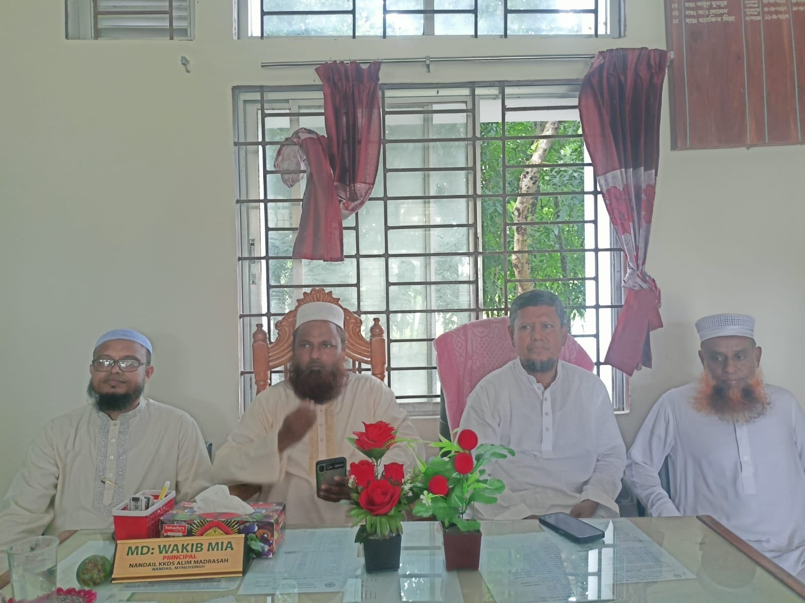 কাউন্সেলিং ও শিক্ষা সংস্কার আলোচনায় খালেখিয়া আলিম মাদ্রাসায় এ,কে এম,আনোয়ারুল ইসলাম চান