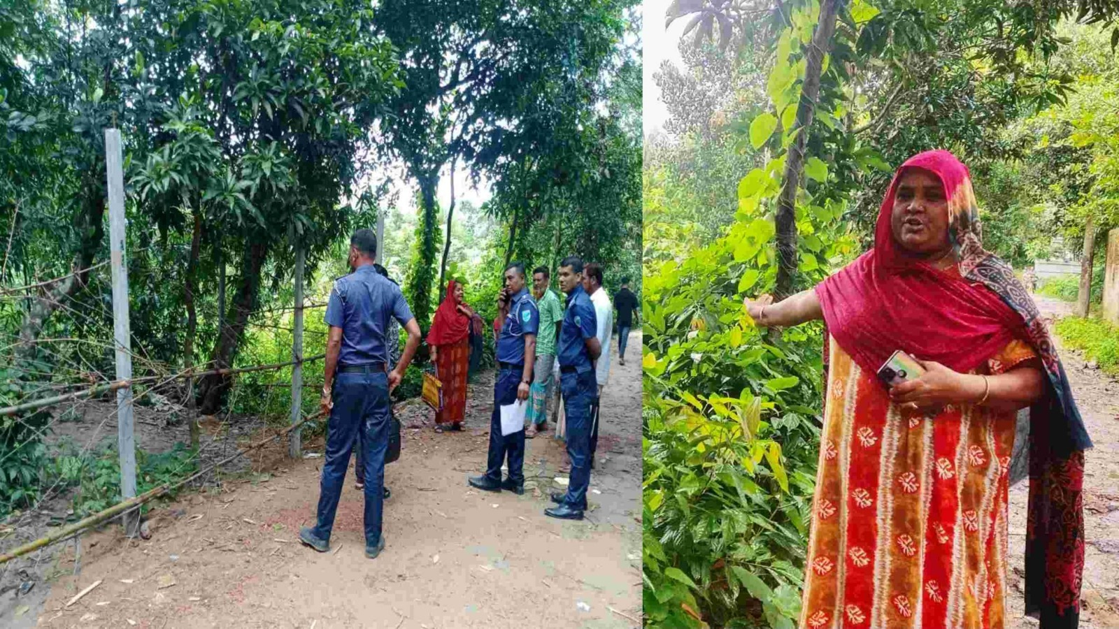জমি রক্ষায় চিৎকার করে বাঁচলেন রত্নগর্ভা মা, থানায় অভিযোগ দায়ের