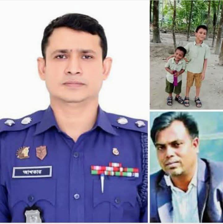 গাজীপুর সাংবাদিক তুহিনের দুই এতিম সন্তানের দায়িত্ব নিলেন ময়মনসিংহের পুলিশ সুপার