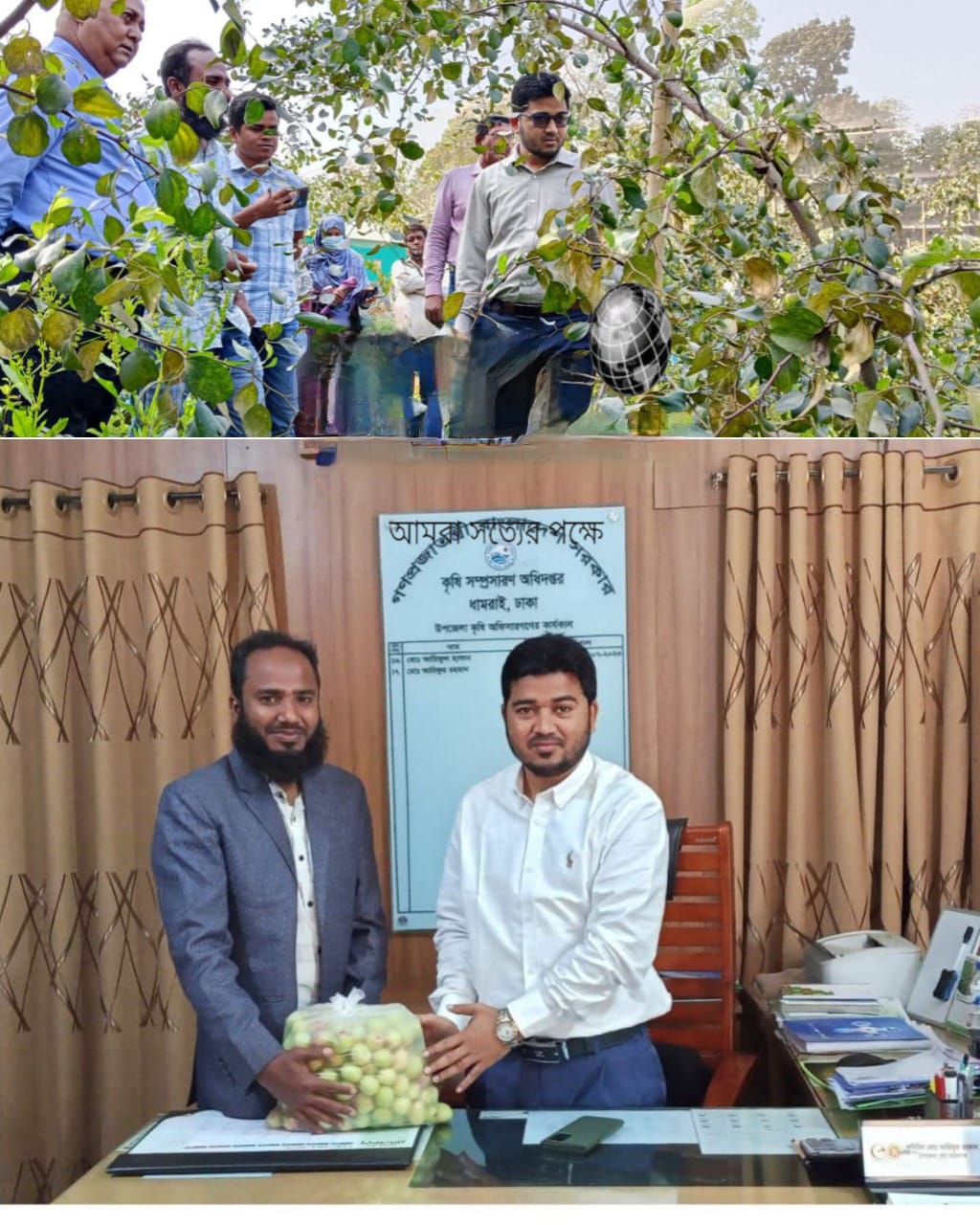 ধামরাইয়ে মাস্টার্স পাশ করে সফল কৃষি উদ্যোক্তা সাকিব