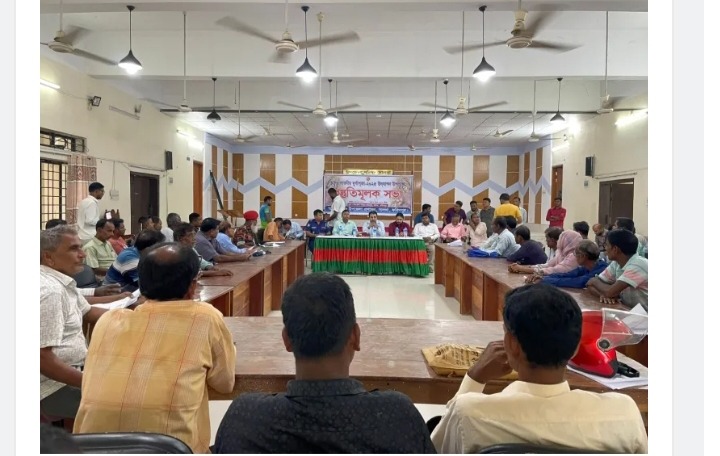 সালথায় শারদীয় দুর্গাপূজা উদযাপন উপলক্ষে প্রস্তুতিমূলক সভা অনুষ্ঠিত হয়েছে