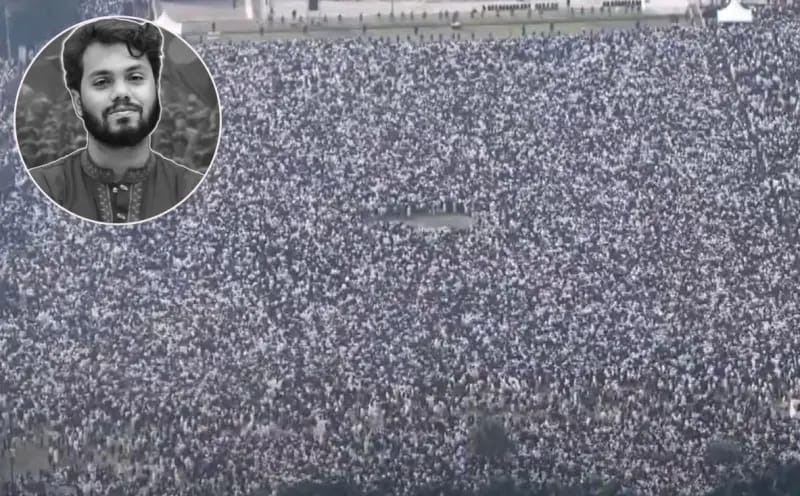 লক্ষ মানুষের অশ্রুসিক্ত বিদায়ে শেষ বিদায় জানানো হলো শহীদ শরিফ ওসমান হাদিকে