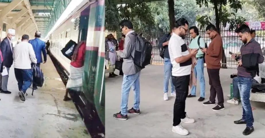 ঢল নেমেছে বাস-ট্রেনে : সিলেট বিএনপির নেতাকর্মীরা যেভাবে পারছেন ঢাকায় যাচ্ছেন