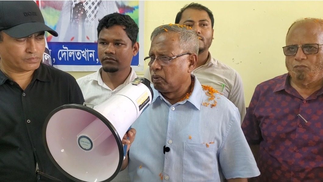 ভোলায় ফ্রি মেডিকেল ক্যাম্পে এমপি হাফিজ ইব্রাহিম