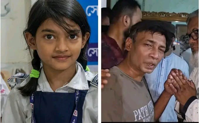 সাত বছরের মেয়ে রামিসাকে ধর্ষ***ণের পর গলা কে*#টে হত্যা