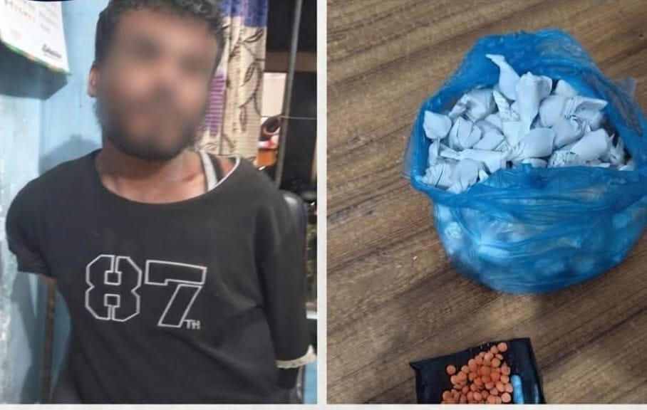 দক্ষিণ সুরমায় ৬০ পিস ইয়াবা ও ১০০ পুরিয়া গাঁজাসহ যুবক গ্রেপ্তার