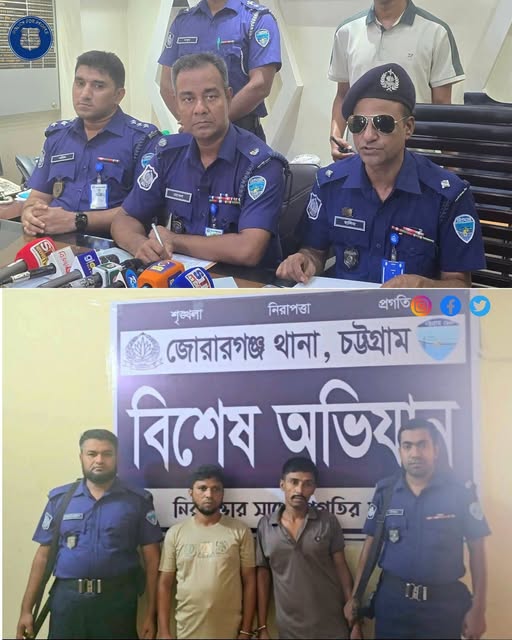 পুলিশ সুপারের নির্দেশনায় দ্রুততম সময়ে চুরি হওয়া ১২ টন ১০০ কেজি লোহার রড উদ্ধার, গ্রেফতার ৩