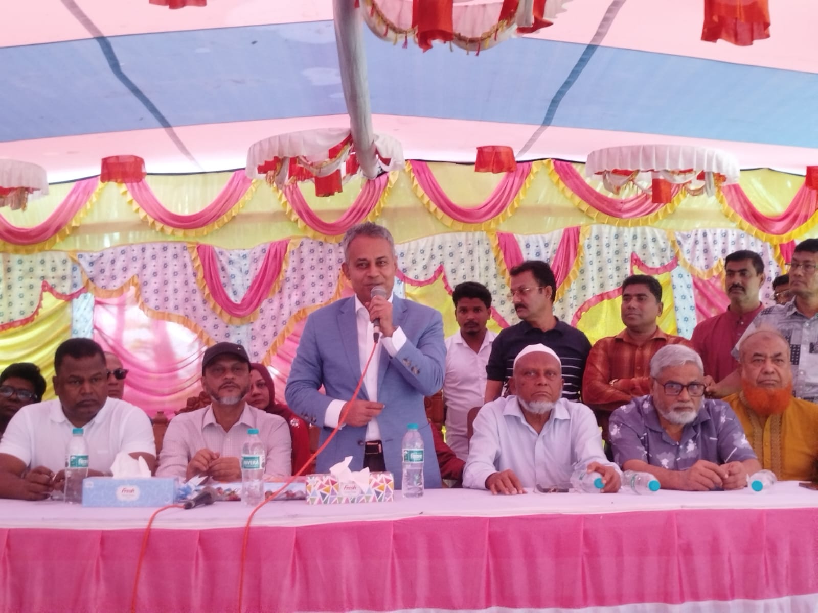 বাগেরহাটে শেখ রবিউল আলম রবি: একাধিক উন্নয়ন প্রকল্পের শুভ উদ্বোধন ও বিএনপির মতবিনিময় সভায় যোগদান