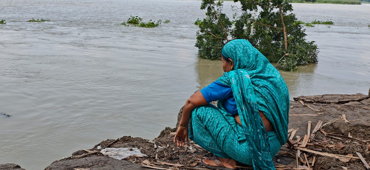বাজার-ভিটা গিলে খাচ্ছে মধুমতী: জিও ব্যাগ নয়, স্থায়ী বাঁধ চান নিঃস্ব এলাকাবাসী
