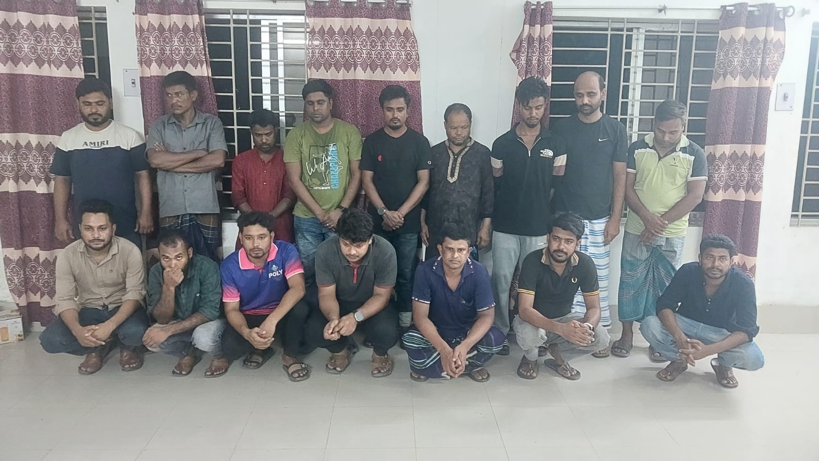 নাগেশ্বরীতে ক্যাসিনো/জুয়ারি ১৯জন গ্রেফতার ৯জনের কারাদণ্ড