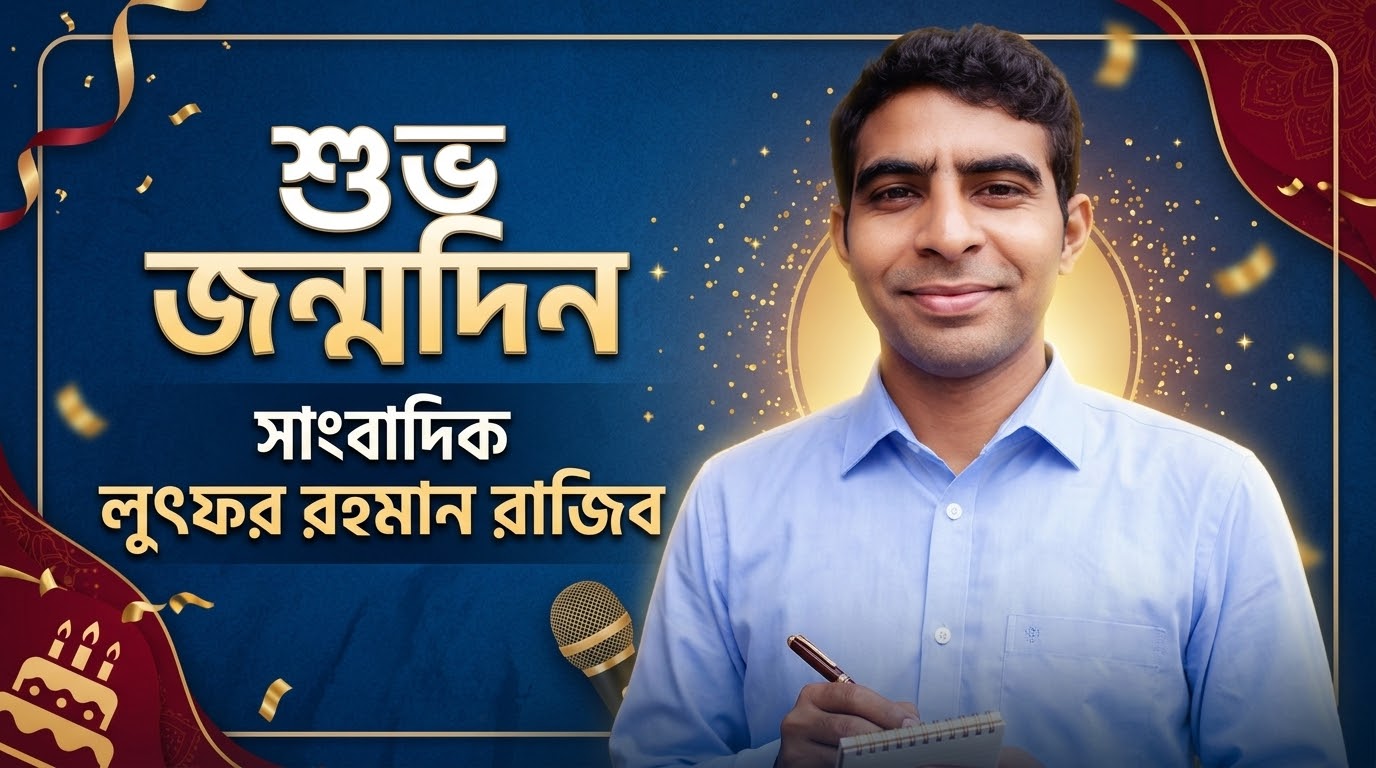 সাংবাদিক লুৎফর রহমান রাজিবের শুভ জন্মদিন