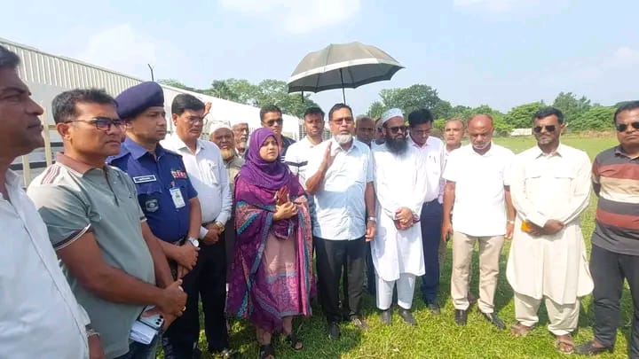 সান্তাহার স্টেডিয়াম আধুনিকায়নের উদ্যোগ, পরিদর্শনে জাতীয় ক্রীড়া পরিষদের প্রকৌশলী